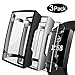 Compatible Fitbit Charge 3 Case Screen Protector(3-Pack),TPU Soft Accessory Case Frame Full Cover Shell Fitbit Charge 3 & 3 Se Case, Silver+Black+Crystal Clear