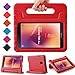 BMOUO Kids Case for Samsung Galaxy Tab A 8.0 2017 (SM-T385 / T380) - Light Weight Shockproof Protective Handle Stand Kids Case Cover for Samsung Galaxy Tab A 8.0 inch 2017 T380 T385 Tablet - Red