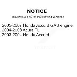 Rear Wheel Bearing and Hub Assembly Pair for Honda