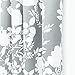 DriftAway Floral Delight Botanic Pattern Window Curtain Valance 52 Inch by18 Inch Plus 2 Inch Header Gray