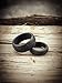 Barbell Bands Silicone Ring For Men | Premium Rubber Wedding Band | Perfect for Tactical Jobs, Weightlifting, Active Lifestyle (Black, 11)