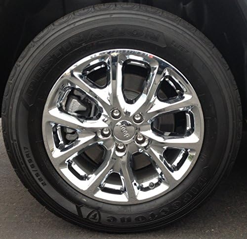 Fits 14-15 Jeep Cherokee - Set of 4-17" Chrome Hubcaps