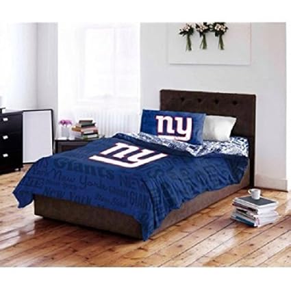 Amazon Com 4pc Nfl New York Giants Comforter Twin Set Unisex