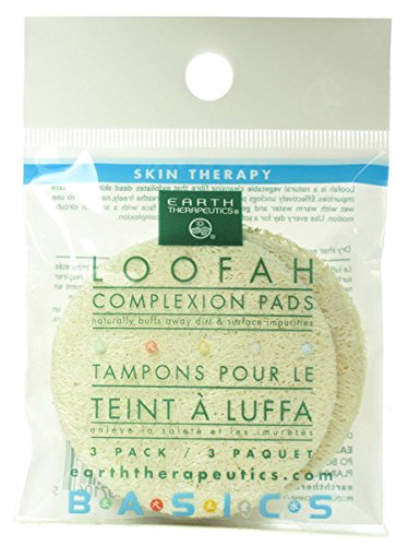 Earth Therapeutics EARTH THERAPEUTICS LOOFAH COMPLEXION DISCS, 3 DISC