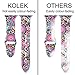 KOLEK 40mm/38mm Bands Compatible with Apple Watch, Womens Bands Compatible for iWatch Series 4/3/2/1, M/L