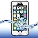 ImpactStrong Compatible with iPhone 6 Plus Waterproof Case [Fingerprint ID Compatible] Slim Full Body Protection - White