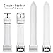 Fullmosa Fitbit Charge 2 Band/Fitbit Charge 2 Strap/Wristbands/Fitbit Charge 2 Replacement/Fitbit Charge 2 Accessories, Genuine Leather Strap for Fitbit Charge 2, White
