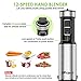 XProject HB-2042 800W 4-in-1 blender 6 Speed,Powerful Immersion Hand Smoothies Baby Food Yogurt Sauces Soups, Red