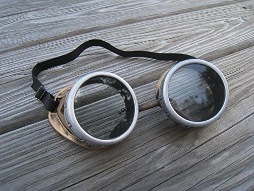 Burning Man Goggle with Key Necklace -Steampunk Glasses -Steampunk Goggles-Welding Goggles
