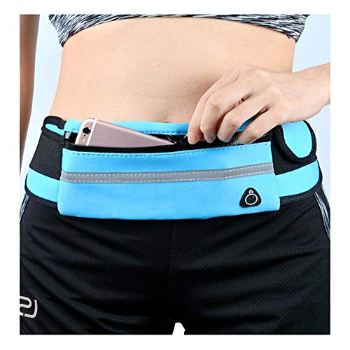 Heuptas heuptas riem geld voor hardlopen, joggen, fietsen, telefoon, sport, hardlopen, waterdichte heuptas - Pure Black - Image 3