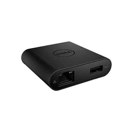 Dell 470-ABRY DA200 Adapter (USB-C-auf-HDMI/VGA/Ethernet/USB 3.0)