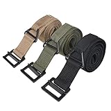 ACELIST Etrance Heavy Duty Military Equipment Tactical Belt Teflon for Outdoor Security Adjustable and Comfortable (Black)