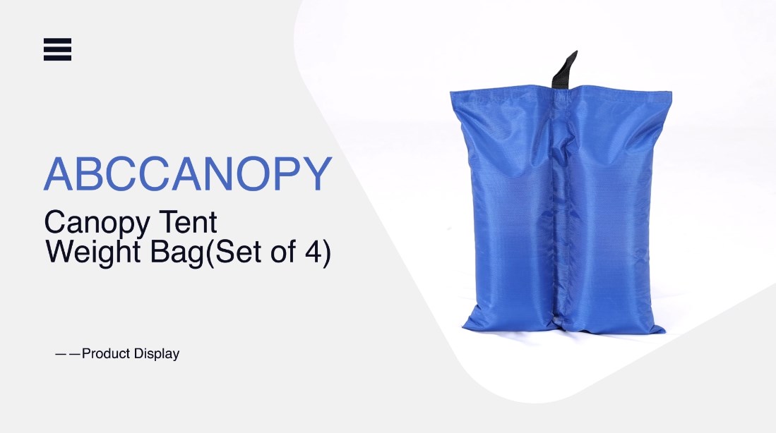 ABCCANOPY Canopy Weights 150 LBS Tent Sand Bags,4-Pack Black(No Sand) image 30