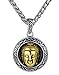 Aoiy Stainless Steel Buddha Pendant Necklace, Unisex, 24