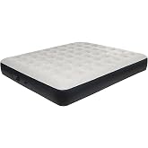 Outraveler King Size Air Mattress with Built in Pump, Inflatable Bed Blow Up Mattress for Camping