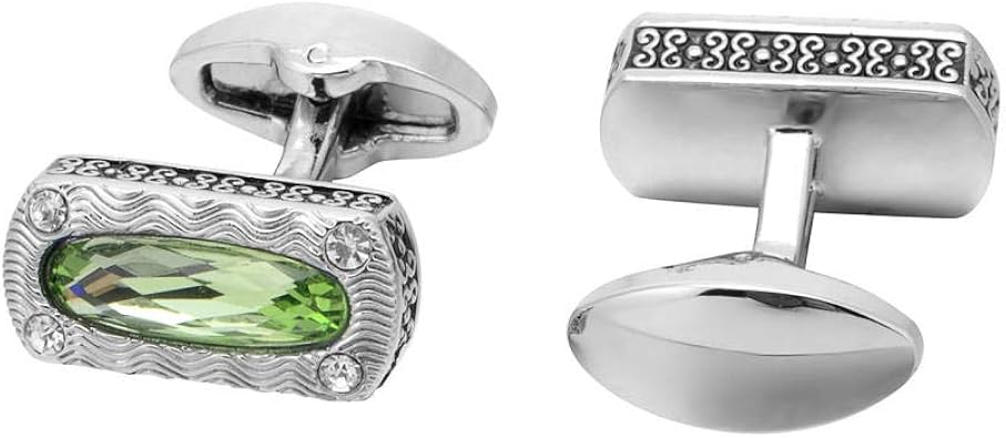 Gemelos con Diseño Esmeralda Gemelos De Vestir Gemelos De Camisa