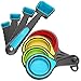 Kaptron Tools Spoons and Collapsible Measuring Cups Set 8 pcs, Multiple sizes, Multicolor