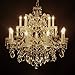 KOR (Pack of 12 25-Watt Clear Candelabra Base (E12) Flame Tip 120V Decorative Dimmable 25W Chandelier Lights Bulbs