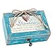 Cottage Garden Grandma Safe Haven Blanket Smile Petite Locket Distressed Teal Music Box Plays Wind Beneath My Wings