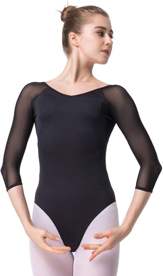 Bezioner Ragazze e Donne Balletto Body per Danza Ballet Leotard Amazon
