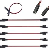 Pro Trucker 2-Pin SAE Quick Disconnect Wire Harness - 12 Gauge, 24 Inch, Red/Black Cable For 12V Accessories - View #12