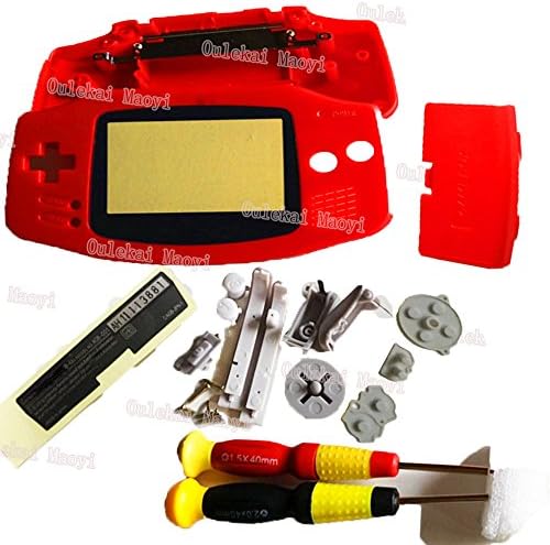 Oulekai Maoyi New Housing Shell For Nintendo GBA Gameboy Advance Replacement Case Full Set With X/Y Shape Screwdriver