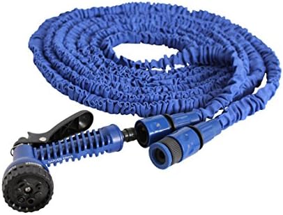Expandable Garden Hose with Retractable Water Sprayer Nozzle (50 feet)