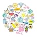 Vsco Girls Stickers for Hydro Flask, Big 35-Pack,Aesthetic,Trendy Stickers for Girls,Kids,Perfect for Water Bottles, Laptop,Phone,Car,Travel,Durable Vinyl