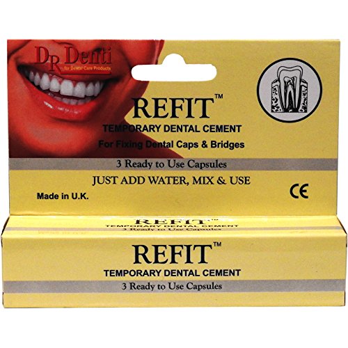 Dr Denti Refit Emergency Temporary Dental Caps Bridges Veneers Tooth