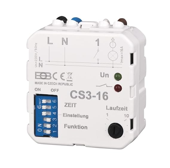 Elektrobock CS3-16 Multifunktions Nachlaufrelais Unterputz