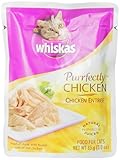 Whiskas Purrfectly Chicken in Natural Juices Food for Cats, 3 Ounce (Pack of 24)