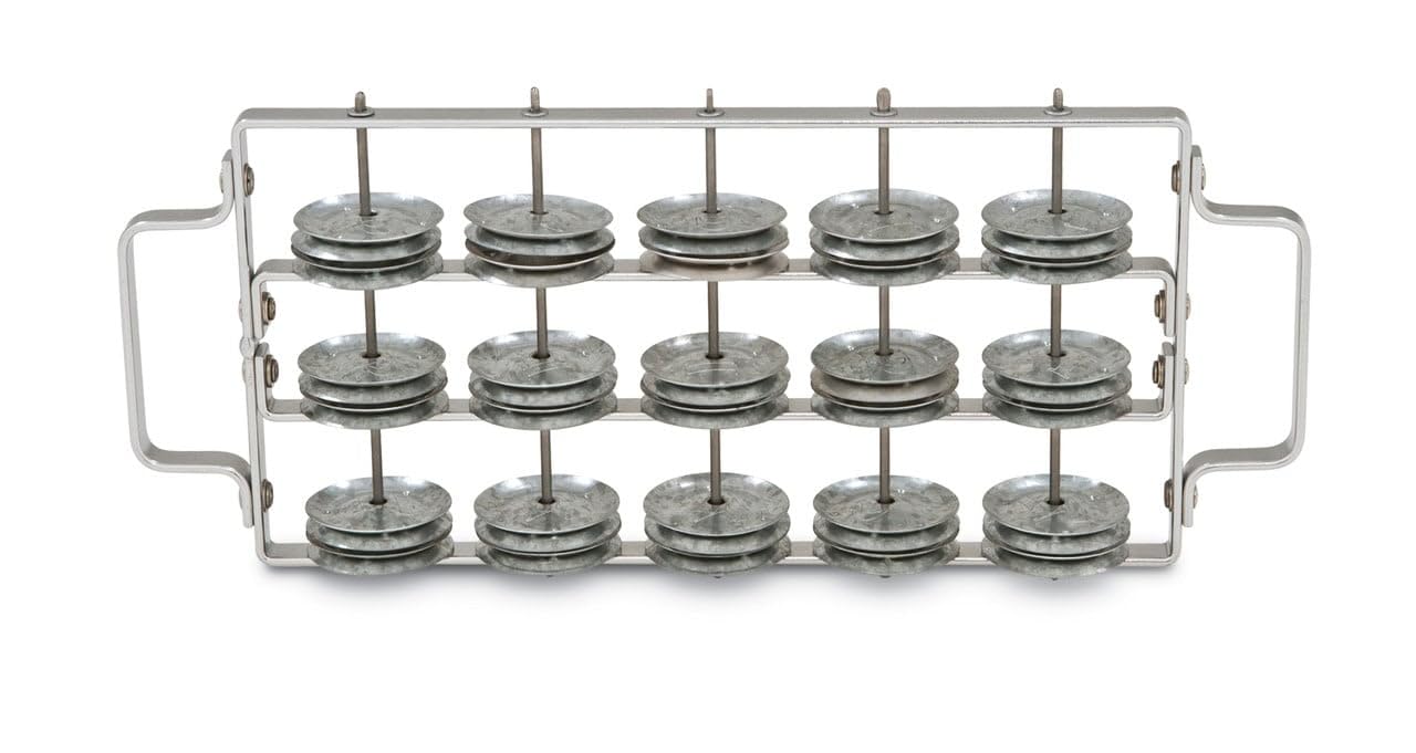 LP Latin Percussion Chocalhos Brazilian, galvanisierte Aluminium-Schellen, klein, leicht LP3601, Percussioninstrument, Glockenspiel, Schellenring,Silver