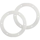 Screw Man Pellet Stove 6" Combustion Exhaust Fan Mounting Gasket for Exhaust or Combustion Blower Fits 100's and Most Pellet Stoves 2100J - 2 Pack