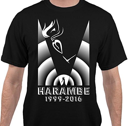 BuildASign RIP Harambe Funny T Shirt