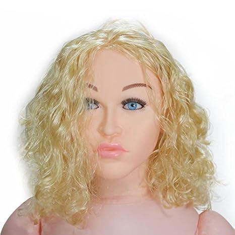 Love Doll Gold Hair Eyes Blue Doll Male Large Size Inflatable Doll