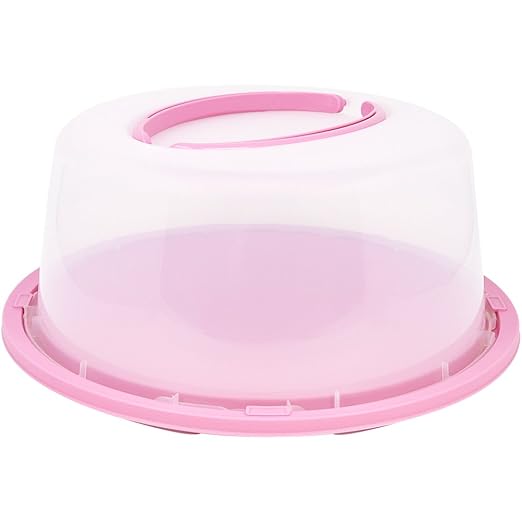 com-four® Recipiente para Pastel, Pastel Estable con Asas ...