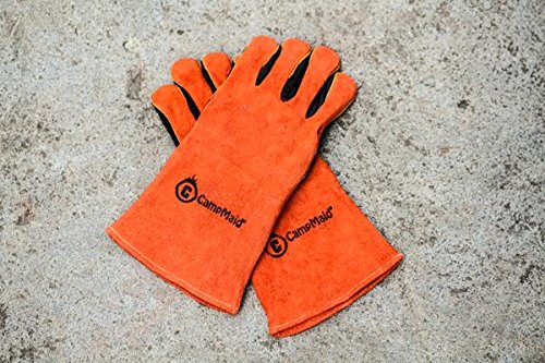 CampMaid Heat Safe Leather Gloves