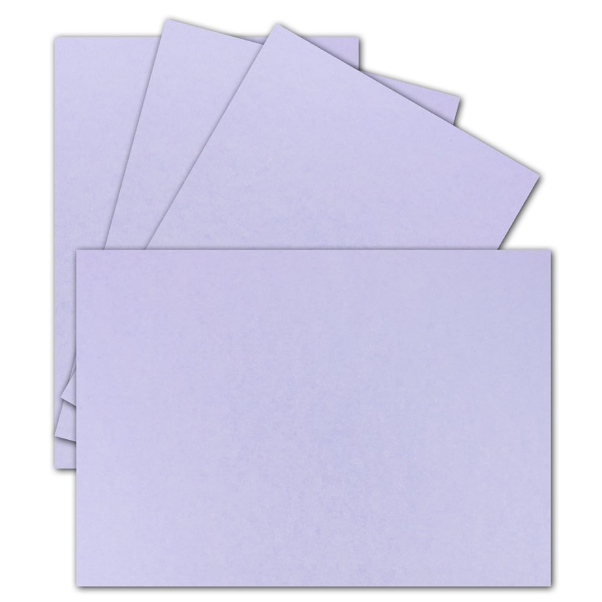 50x single cards Din A7 10.5x7.3 cm 240 g m² purple - blank mini cards ideal for self-designing for gift tags, name cards & business cards