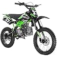 HHH 125cc Bike Apollo Dirtbike AGB 37 Pitbike Adult Youth 4 Speed 125cc Dirtbike Vitacci Bike DB37 Dirt Bike Pitbike, Big 17/14 inches Wheels (Black)