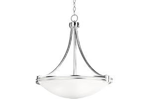 Possini Euro Design Pendant Light - 5 Light, Marbleized Glass Bowl, Brushed Nickel Finish, Art Deco Modern Pendant Light for Kitchen Islands, Dining Rooms, and Living Rooms - 24 1/4"" Wide, 27" High