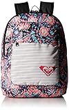Roxy Big California Girls Backpack, Anthracite Tropical Dream, One Size