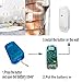 Wireless Doorbell,WT Waterproof Door Bell Kit,500 Feet Operating, 32 Chimes, 3 Level Volume, LED Indicator, 1 Plug-In Receiver & 1 Push Button Transmitter