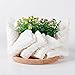 CNMB Baby Washcloths Organic Cotton- Natural Reusable Baby Wipes - Soft Newborn Baby Face Towel and Wash Cloth for Sensitive Skin,12x12 inches,6 Packs