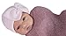 Melondipity Newborn Hospital Hat White - 2 ply Hospital Fabric - Infant Baby Hat Cap with Big Cute Bow Beanie