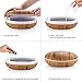 Housmile Essential Oil Diffuser 350ml Ultrasonic Humidifier Aromatherapy Diffuser with Cool Mist & Color Change LED light, Wood Grain