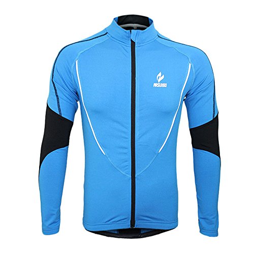 Arsuxeo Winter Warm Long Sleeve Cycling Jersey Running Fitness Fleece Outdoor Sports Clothing Jacket