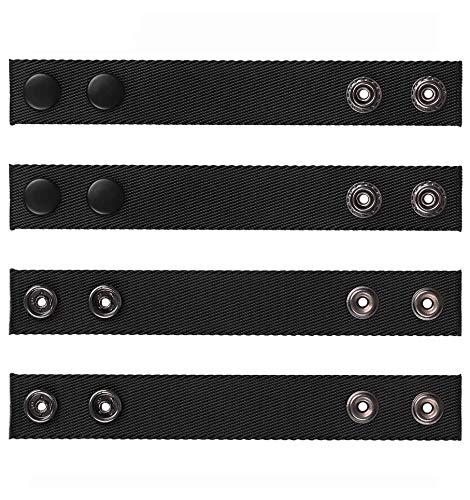 LUUFAN Military Tactical Belt Security Gear Adjustable Heavy Duty Belt with Quick Release Buckle for Outdoor Activity (4Pcs Belt Keeper)