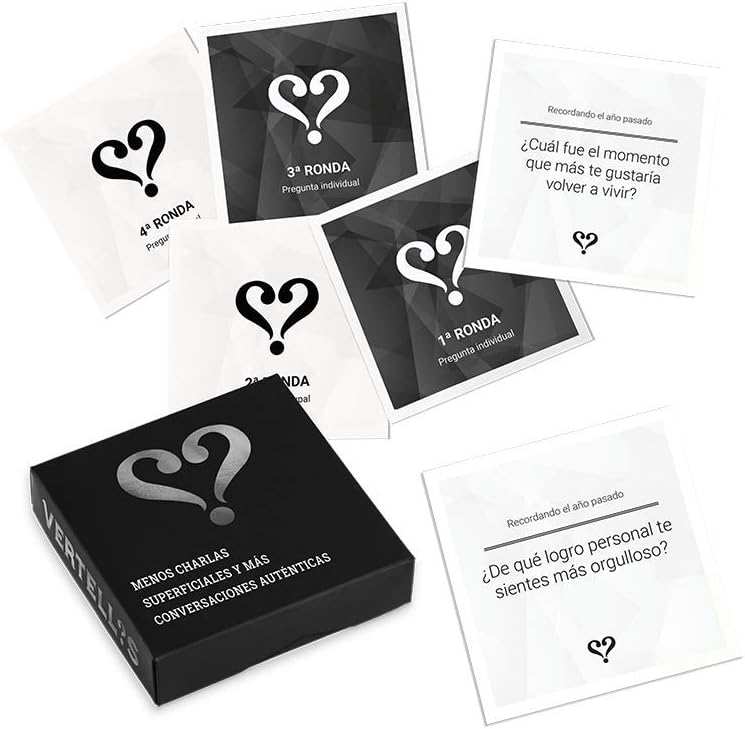 Vertellis Edición Clásica - Cartas de Preguntas para la Familia, Amigos - Mazo de Historias y Construcción para Aventureros - Actividades para Fiestas, Cumpleaños y Reuniones