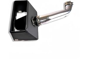 SUNROAD Cold Air Tube Induction with Filter Replacement for 2002-2008 Dodge Ram 1500-3500 4.7L 5.7L V8, Black