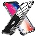 MATEPROX Compatible with iPhone Xs Max Case Clear Hybrid TPU Hard Cover with Thin Shockproof Bumper Protective Case for iPhone Xs Max 6.5'' (Black)